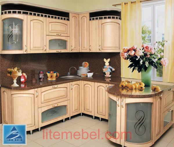 Кухня с фасадами Ретро