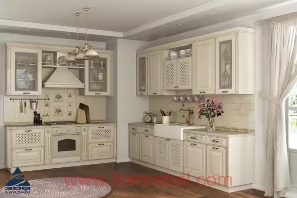 Кухня с фасадами Глазго