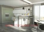 Кухня "ИНТЕГРО" с фасадом акрил/пластик Formica