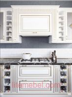 Кухня с крашенными фасадами 83 RAL 9010
