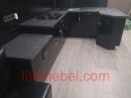 Кухня с пластиковыми фасадами, Проект № 3643