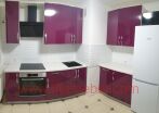 Кухня с пластиковыми фасадами, Проект № 3454